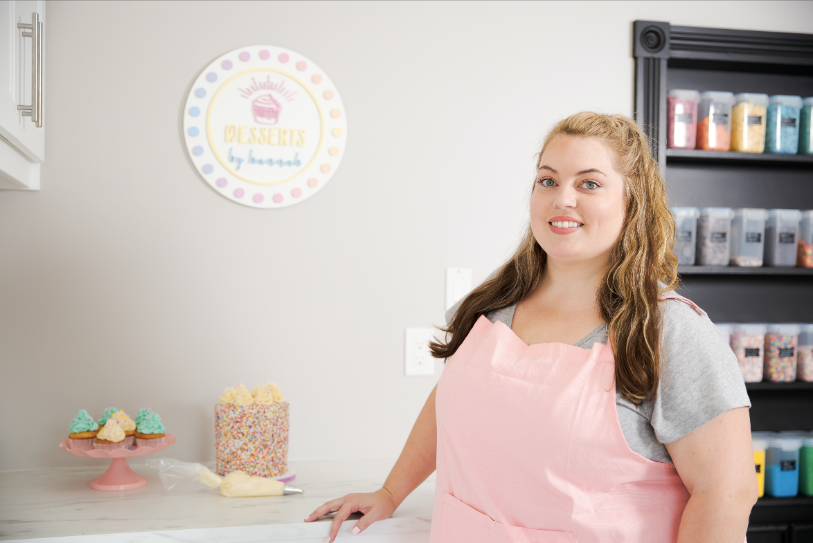 Hi I am Hannah, the devoted baker behind all of the beautiful, handmade, desserts that you see at Desserts by Hannah. Creating cakes and desserts became a passion for me when I couldn’t find cakes as unique as I wanted, for my daughter's birthday parties.